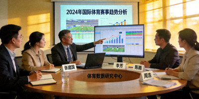 体育赛事分析专家圆桌讨论会议现场场景